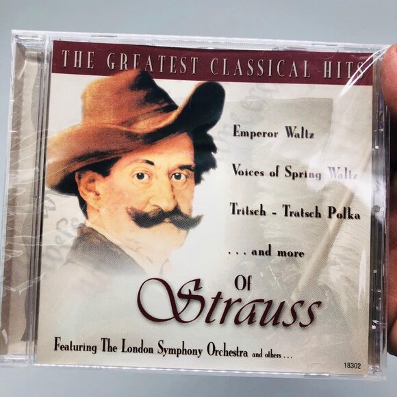 classical hits cd's new sealed Cchaikovsky Bach Strauss copy right 2000 READ NEW - Picture 2 of 7
